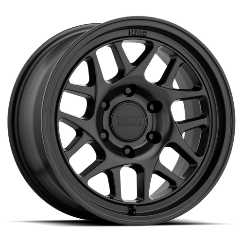 KMC KM717 Bully OL 17x8.5 5x150 Satin Black Wheel