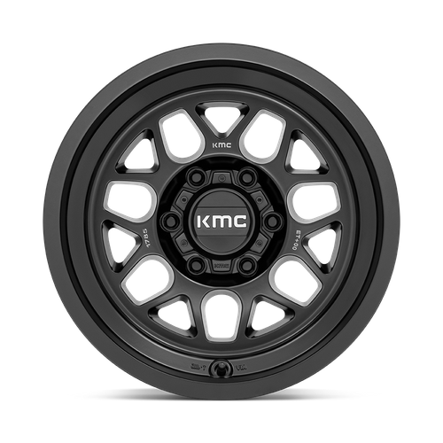 KMC KM725 Terra 17x8.5 Satin Black Wheel, 5x5 Bolt Pattern, +0 Offset