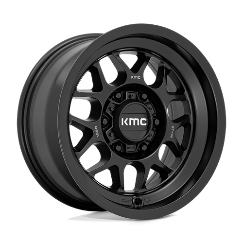 KMC KM725 Terra 16x8 Wheel, 6x5.5 Bolt Pattern, Satin Black, 0 Offset