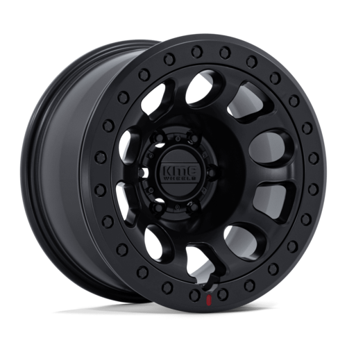 KMC E25 Beadlock 17x9 Inch Off-Road Wheel with Blackout Finish - Model KM241 MX17905012N