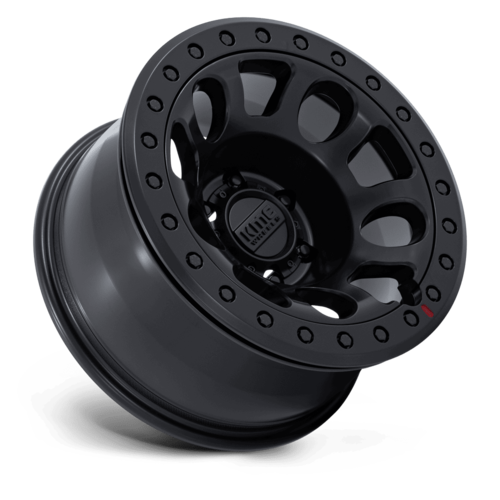 KMC E25 Beadlock 17x9 Blackout Wheel with -38mm Offset, 5x127 Bolt Pattern