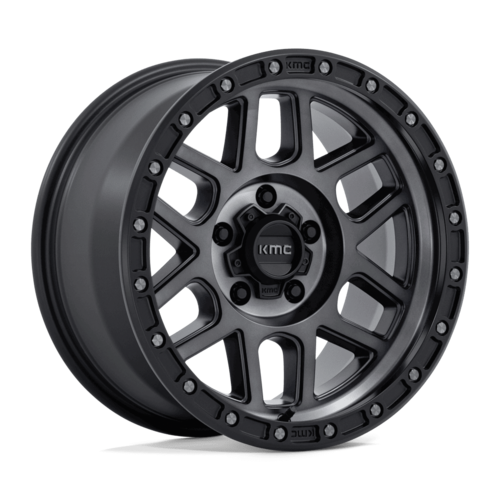 KMC KM544 Mesa 17x9 5x5.0 Satin Black with Gray Tint Wheel, 18mm Offset