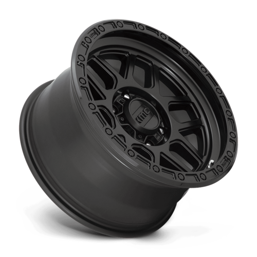 KMC KM544 Mesa 20x9 Wheel, 6x5.5 Bolt Pattern, Satin Black with Gloss Black Lip