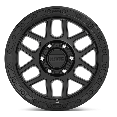 KMC KM544 Mesa 20x9 Wheel, 6x5.5 Bolt Pattern, Satin Black with Gloss Black Lip
