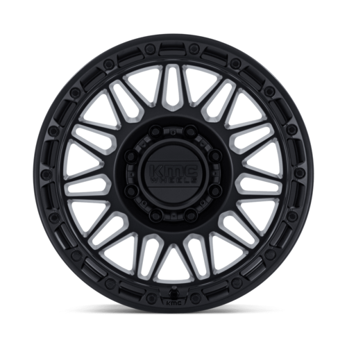 KMC KM555 Attack 18x9 Matte Black Wheel, 8x170 Bolt Pattern, +0 Offset