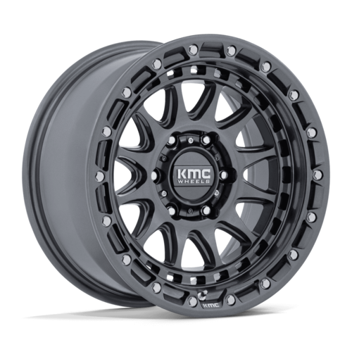 KMC KM556 Crux 18x9 Gloss Gunmetal Wheel, 6x5.5 Bolt Pattern, 0mm Offset