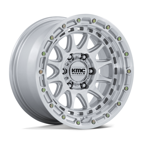 KMC KM556 Crux Gloss Silver Machined Face Wheel