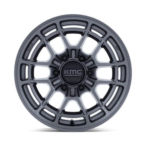 KMC KM732 Archer 17-Inch Gloss Anthracite Wheel, 6x5.5 Bolt Pattern, +25 Offset