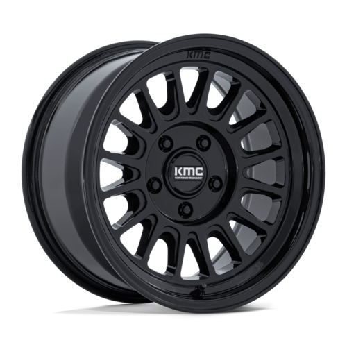 KMC KM733 Impact FFT 17x8 Gloss Black Wheel, 6x130 Bolt Pattern, +32 Offset