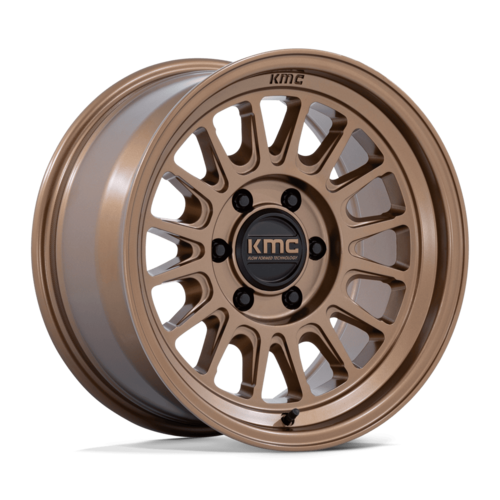 KMC KM733 Impact FFT 17x8 Matte Bronze Wheel, 6x130 Bolt Pattern, +32 Offset