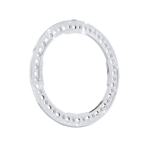 KMC 17-Inch Black Ring Slotted Machined Wheel