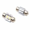 Lucas Lighting - 31MM White Festoon Mini Bulb Pair - LED Mini Bulb Sets:M-31MM