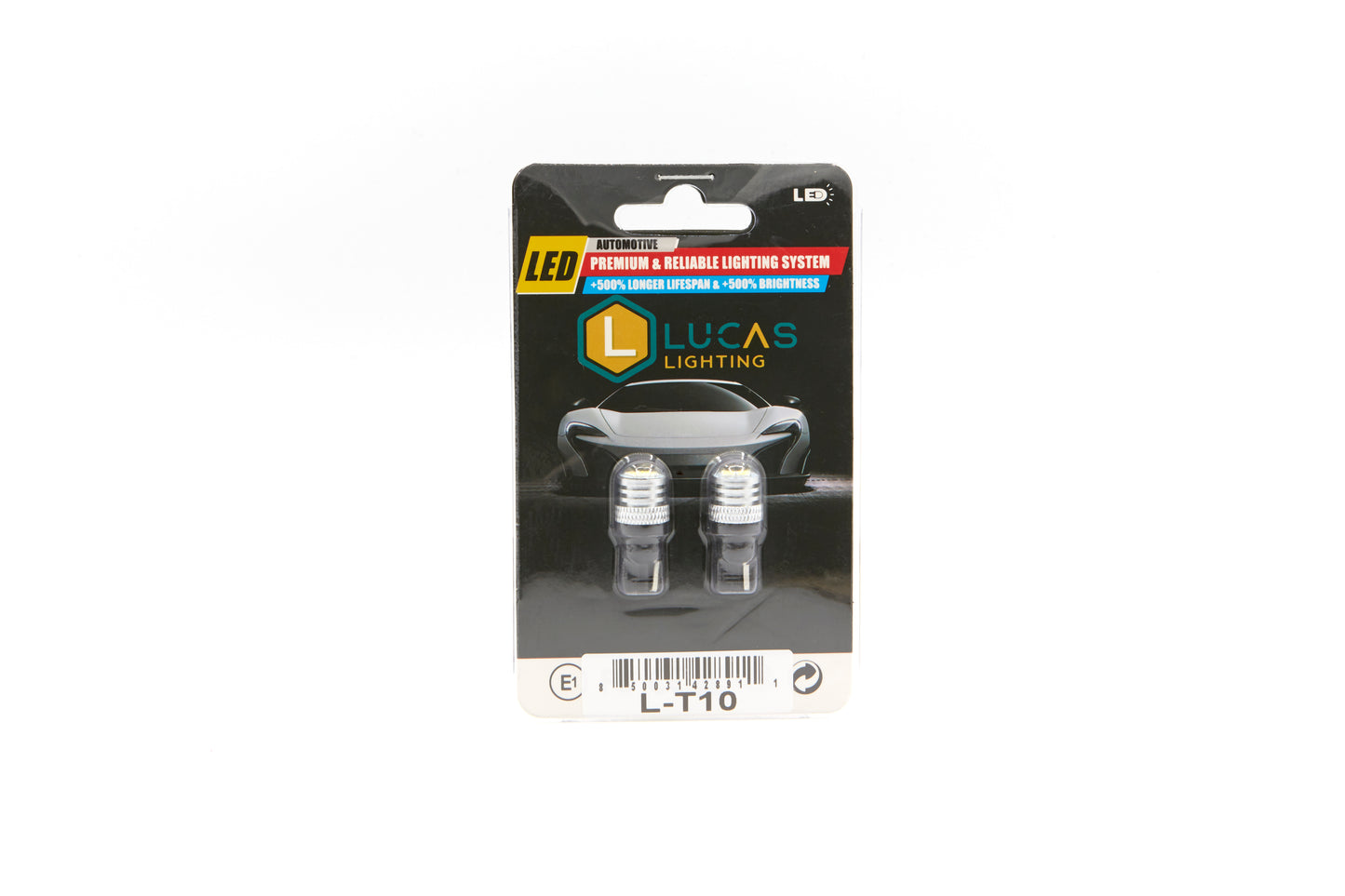 Lucas Lighting - T10 194 Digital Canbus Bulb with Fuse (White) - L-T10D
