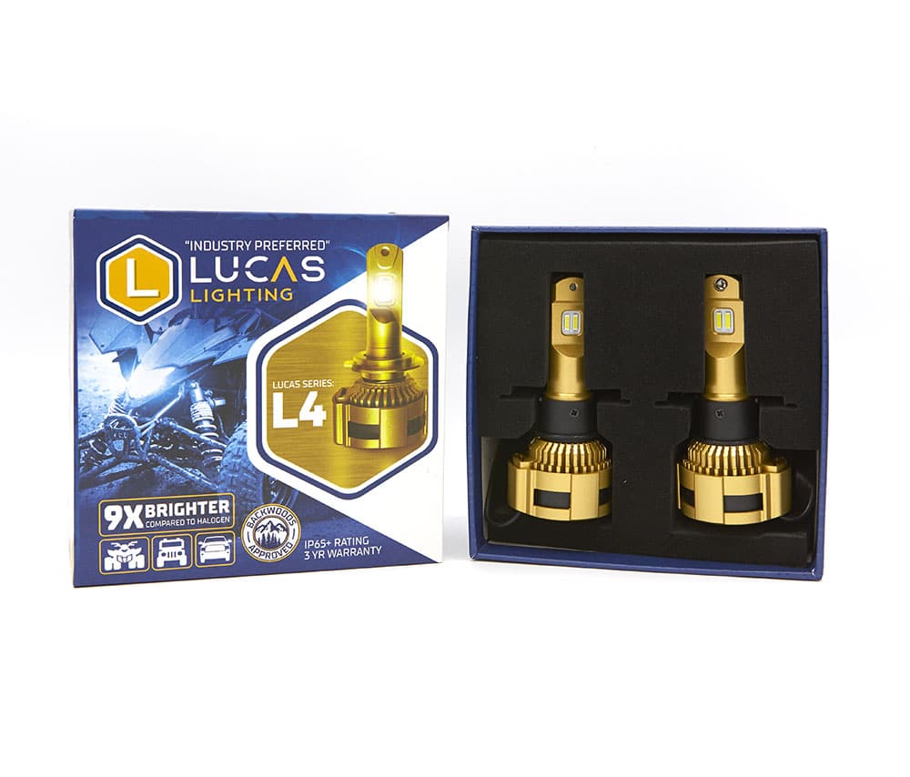 Lucas Lighting L4-Series 9004 LED Headlight Kit - Pair:  L4-9004