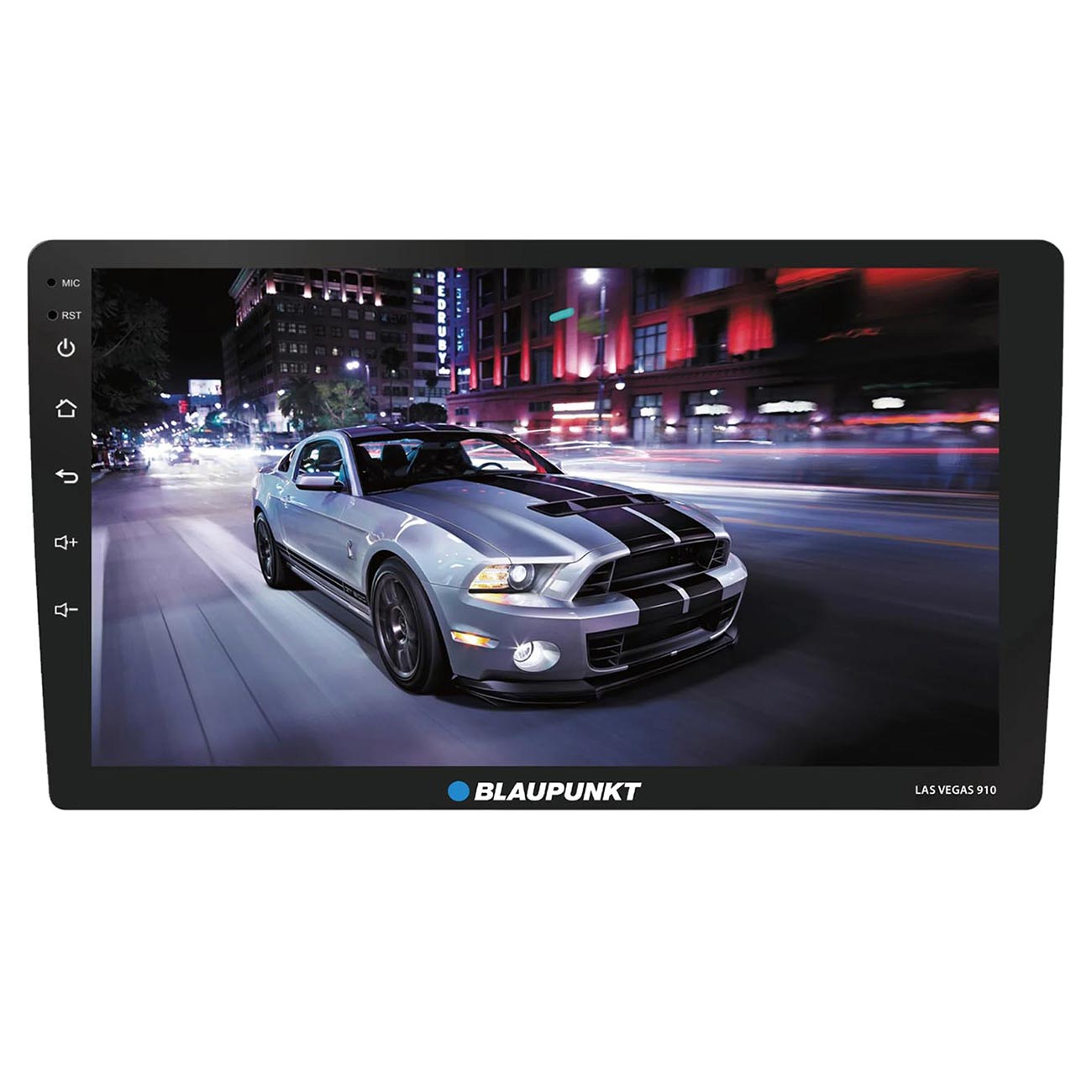 Blaupunkt 10.1-Inch Single DIN Mechless Receiver with Wireless Apple CarPlay, An - View 1