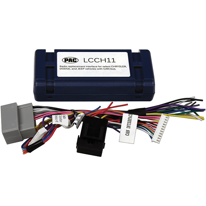 PAC Radio Replacement Interface for '04-'10 Chrysler, Dodge, Jeep, Mitsubishi - Model LCCH11