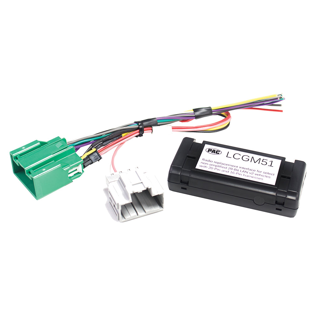 PAC Radio Replacement Interface for Non-Amplified 2014-2019 GM LAN v2 Vehicles