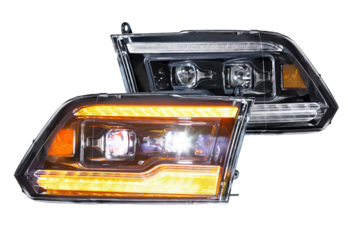 Morimoto LF520-A-ASM MM XB Heads for 2009-2018 Dodge Ram with Amber DRL