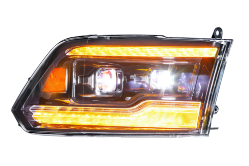 Morimoto LF520-A-ASM MM XB Heads for 2009-2018 Dodge Ram with Amber DRL