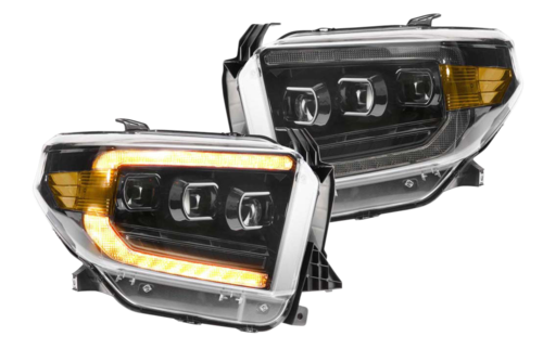 Morimoto XB LED Headlights for 2014-2020 Toyota Tundra with Amber DRL - LF532.2-A-ASM