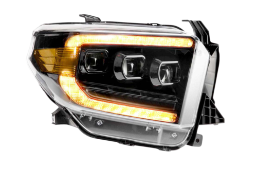 Morimoto XB LED Headlights for 2014-2020 Toyota Tundra with Amber DRL - LF532.2-A-ASM