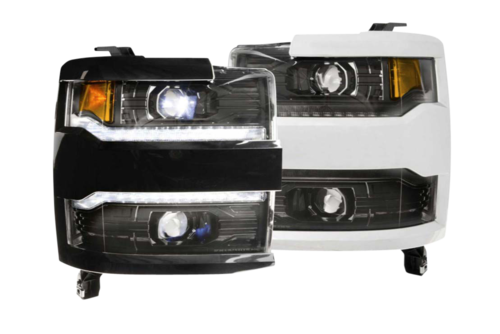 Morimoto LF541 MM XB Headlights for 2015–2019 Chevrolet Silverado HD