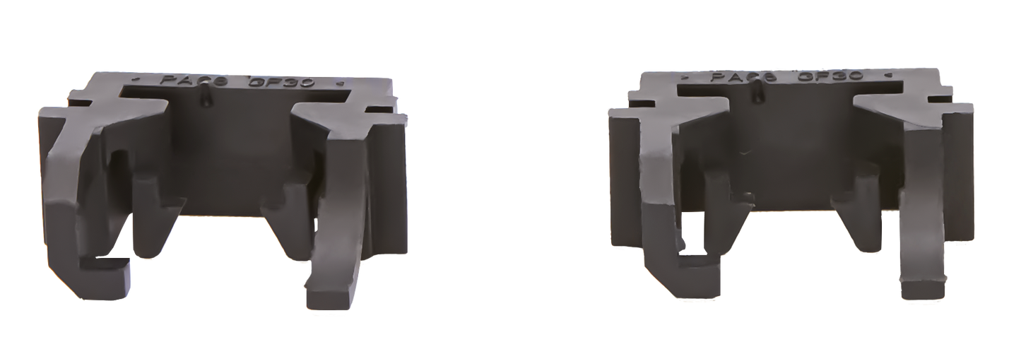 Lucas Lighting - H1 Ford Fiesta 2008-18/Focus 2012-18 high beam adapters (2pr) - LH-BB-007