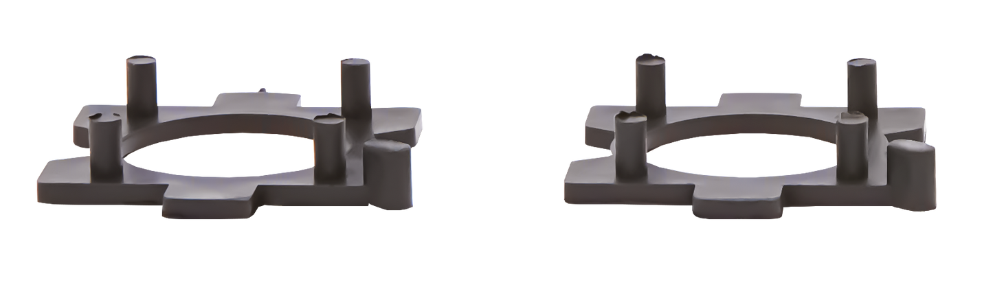 Lucas Lighting - H7 Mazda CX7 low beam 2007-12 low beam adapters (2pr) - LH-BB-011