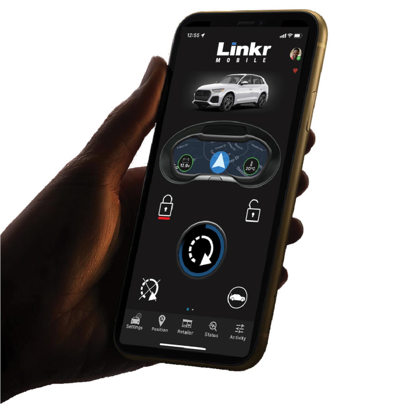 Excalibur Alarms Omega Smart Phone Interface - Lock, Unlock, Start, Stop, GPS Locate & More