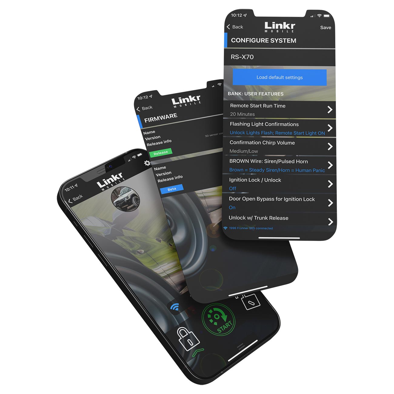 Excalibur Alarms Omega Smart Phone Interface - Lock, Unlock, Start, Stop, GPS Locate & More