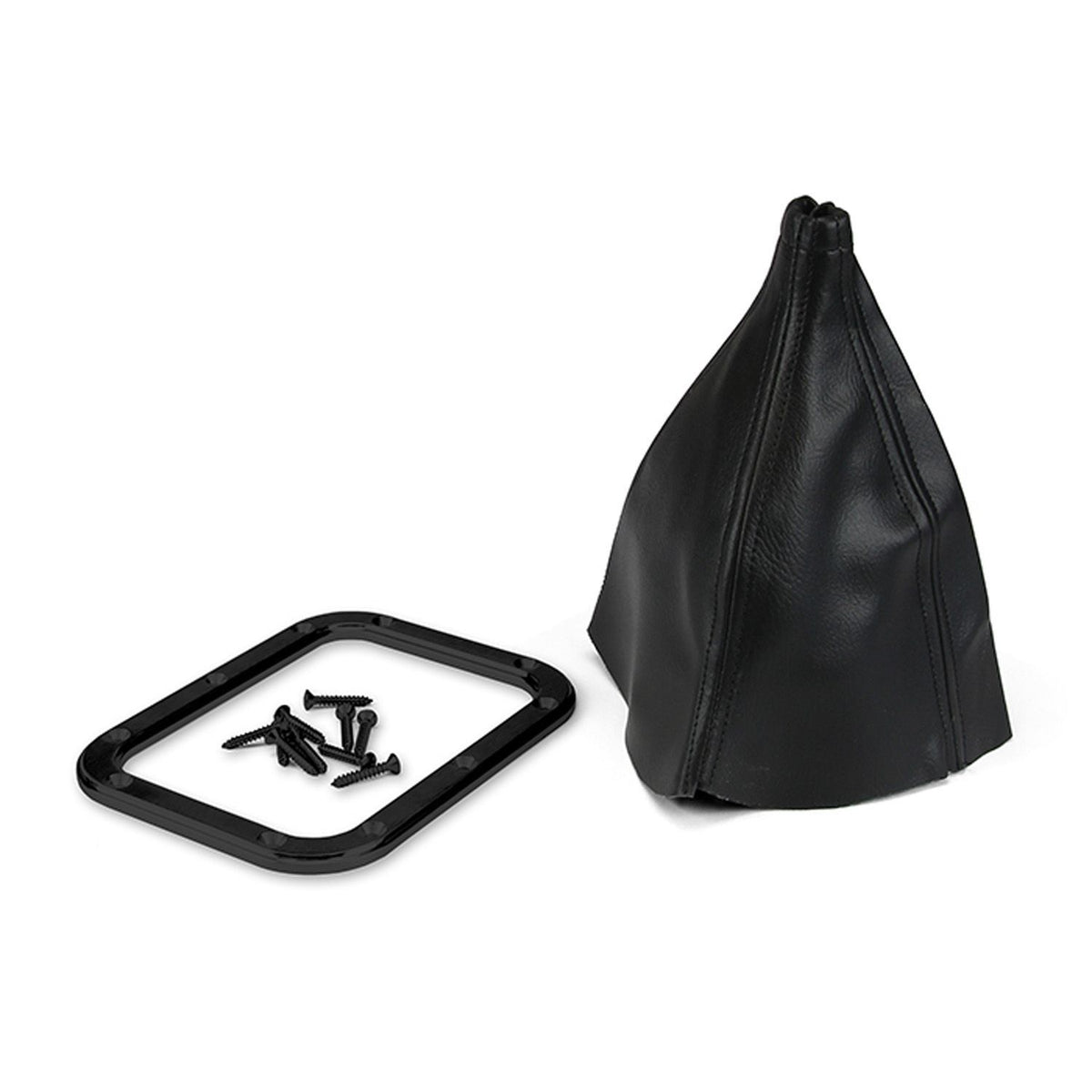 Blk Billet Rectangular Floor Mount Shifter Boot