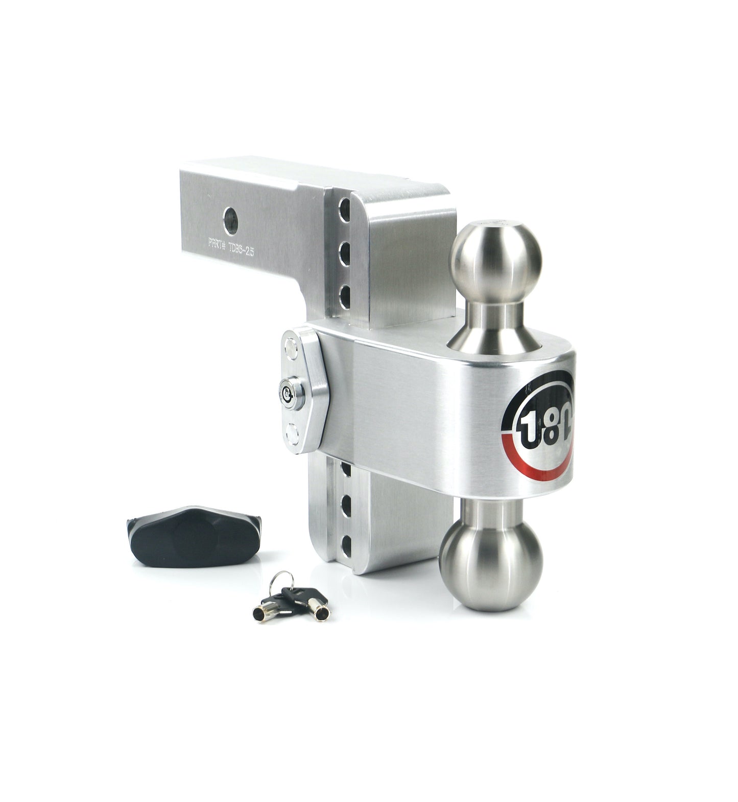 Weigh Safe - LTB6-2.5 - Trailer Hitch - 180 Hitch Stainless Steel Ball 6" Drop Hitch with 2.5" Shank - P/N: LTB6-2.5