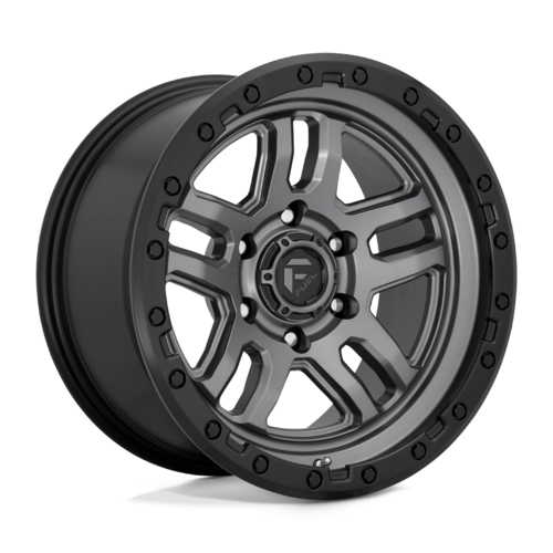 Fuel 1PC D701 Ammo 18x9 Matte Gun Metal Black Bead Ring Wheel, 6x135