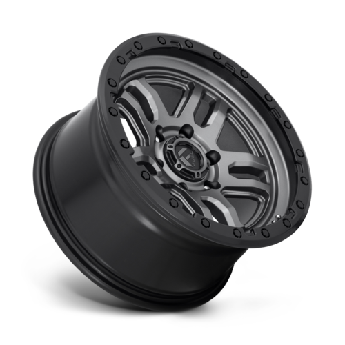 Fuel 1PC D701 Ammo 18x9 Matte Gun Metal Black Bead Ring Wheel, 6x135
