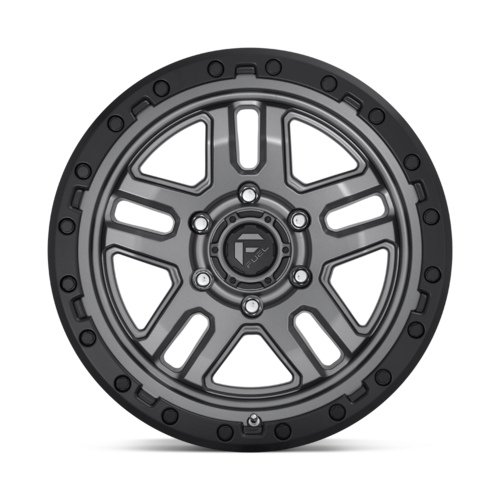 Fuel 1PC D701 Ammo 18x9 Matte Gun Metal Black Bead Ring Wheel, 6x135