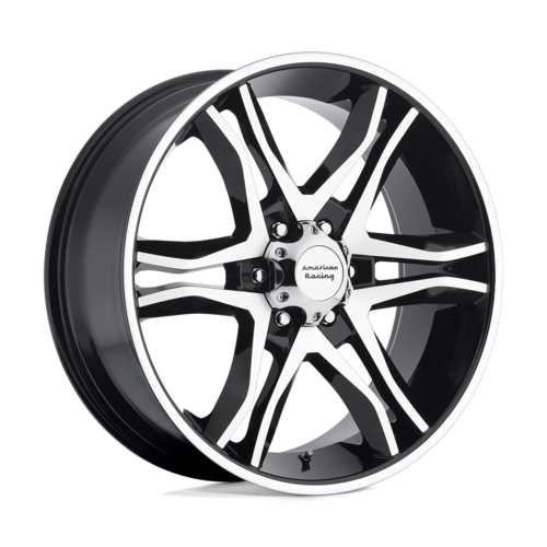 AR893 17X8 6X5.5 G-BLK MACH 25MM