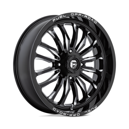 Fuel UTV D821 ARC UTV 22x7 Wheel, 4x156 Bolt Pattern, Gloss Black Milled