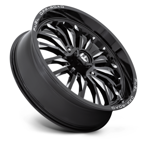 Fuel UTV D821 ARC UTV 22x7 Wheel, 4x156 Bolt Pattern, Gloss Black Milled