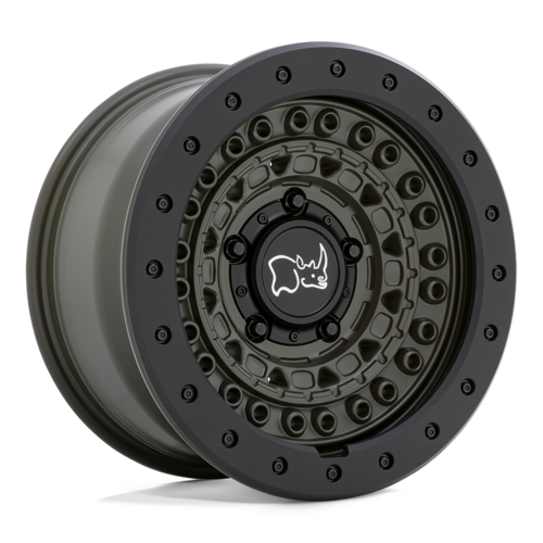 BRBCD 17X8.5 6X5.5 OD-GRN BLK-RKGRD 0MM