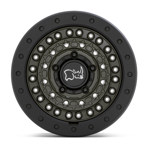 BRBCD 17X8.5 5X5.0 OD-GRN BLK-RKGRD -18MM