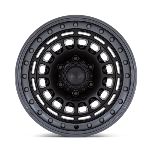 BR014 17X9 6X5.5 M-BLK-GNMTL -12MM