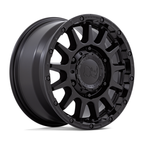 Black Rhino Hard Alloys Sequoia 16-Inch Matte Black Wheel, 6x180 Bolt Pattern, +60 Offset