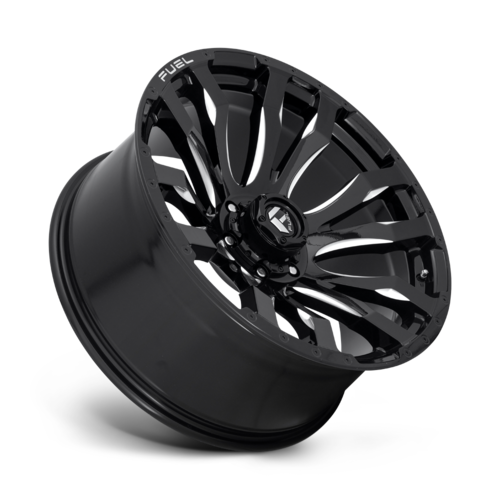 Fuel 1PC D673 Blitz Gloss Black Milled Wheel, 20 x 9 in, 6x135 Bolt Pattern, +20 Offset