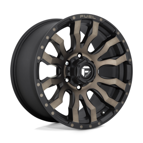 Fuel 1PC D674 Blitz 20x10 8x180 Matte Black Double Dark Tint Wheel