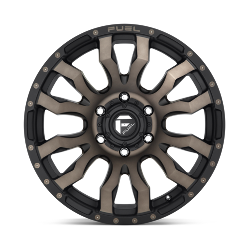 Fuel 1PC D674 Blitz 20x10 Wheel, 6x5.5 Bolt Pattern, Matte Black Double Dark Tint