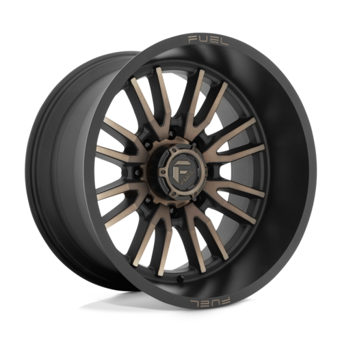 Fuel 1PC D762 Clash 22x12 8x6.5 Matte Black Double Dark Tint Wheel, -44mm Offset