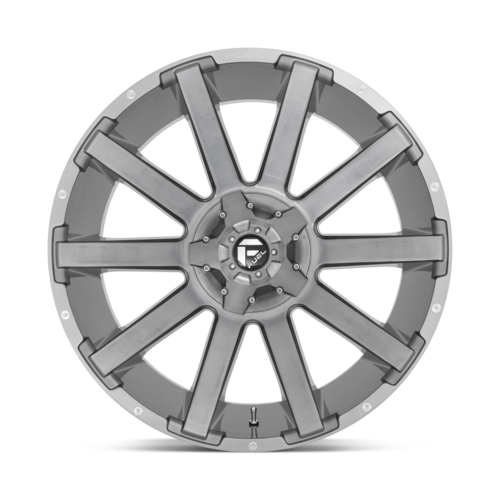 Fuel 1PC D714 Contra Platinum 20x9 Brushed Gunmetal Wheel, 6x135/6x139.7 Bolt Pattern, +2mm Offset