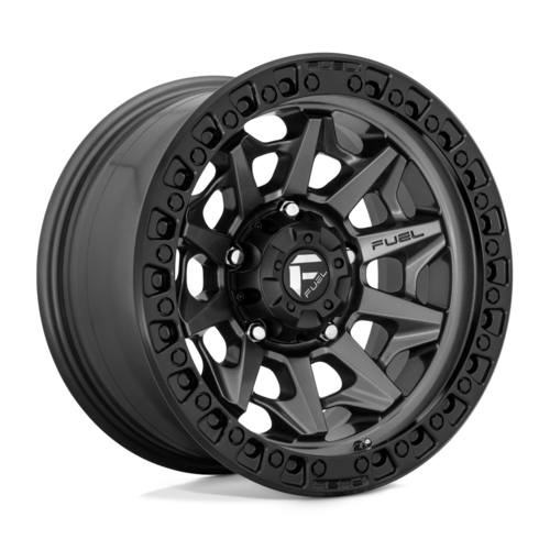 Fuel 1PC D716 Covert 20-Inch Matte Gunmetal Black Bead Ring Wheel, 5x150 Bolt Pattern, 20mm Offset