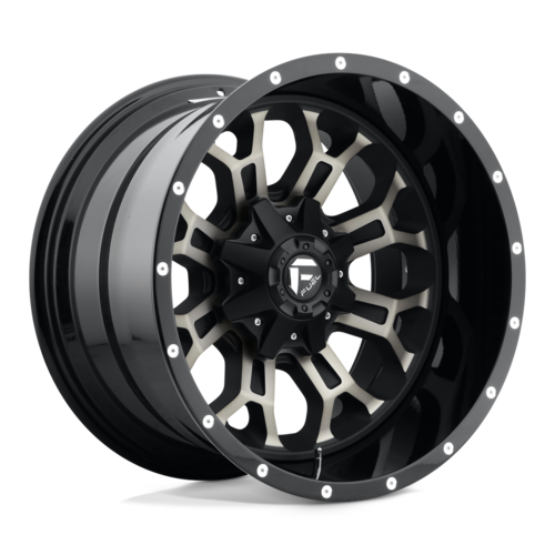 Fuel 1PC D561 Crush 17x9 Wheel, 5x5.5/5x5.91 Bolt Pattern, Gloss Machined Double Dark Tint