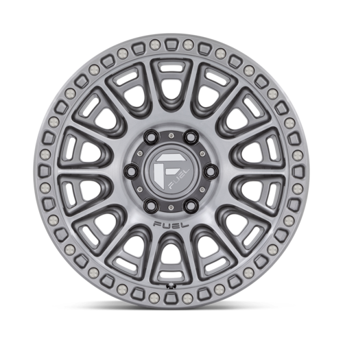 Fuel 1PC D833 Cycle 17-Inch Platinum Wheel, 6x5.5 Bolt Pattern, +1 Offset